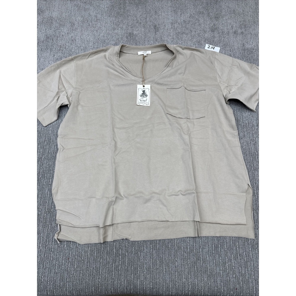 Easel Size Large Khaki Colored T-Shirt #219
